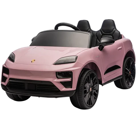 Porsche Macan Rosa 12V - Coche eléctrico para niños