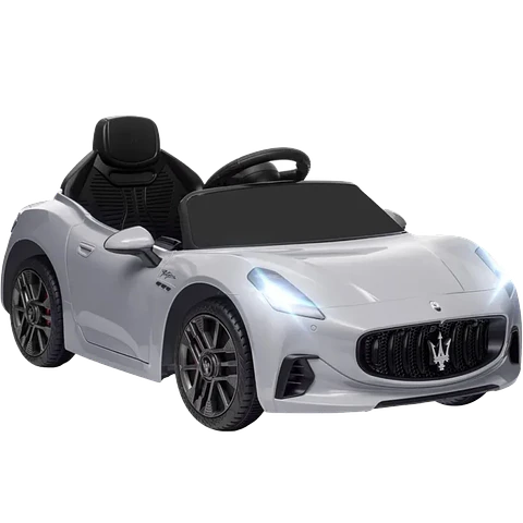 Maserati GranTurismo Folgore 12V Gris - Coche eléctrico para niños