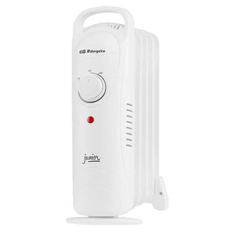 Radiador de aceite eléctrico Orbegozo Junior RO 720 700W Blanco