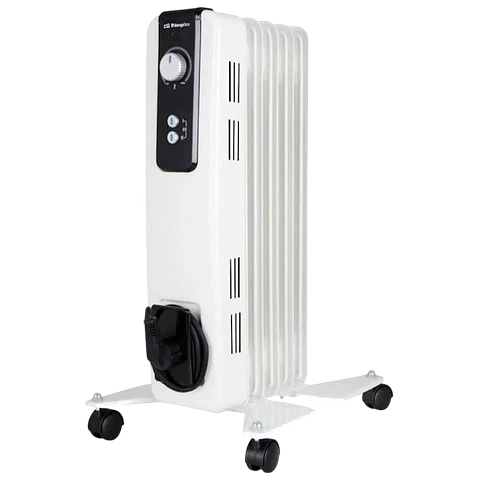 Radiador de aceite eléctrico Orbegozo RH 1000 1000W Blanco