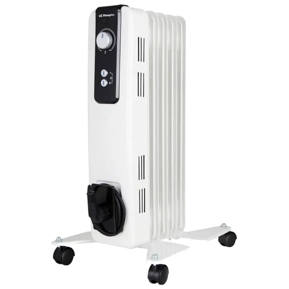 Radiador de aceite eléctrico Orbegozo RH 1000 1000W Blanco 1