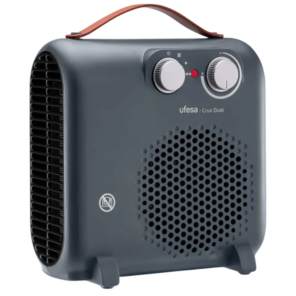 Ufesa Crux Dual 2000W Gris - Calefactor eléctrico Interior 1