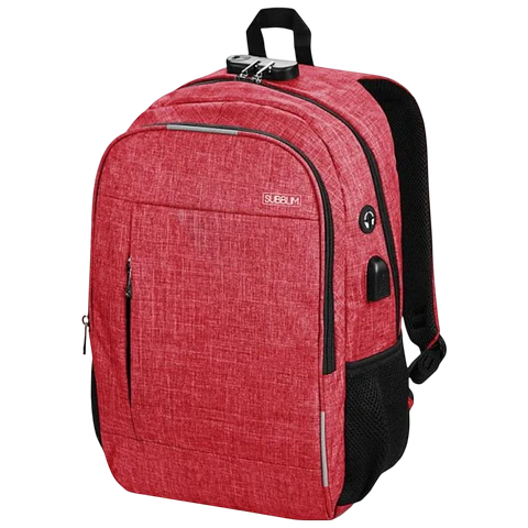 Subblim Urban Lock System 16 Rojo - Mochila para Portátil