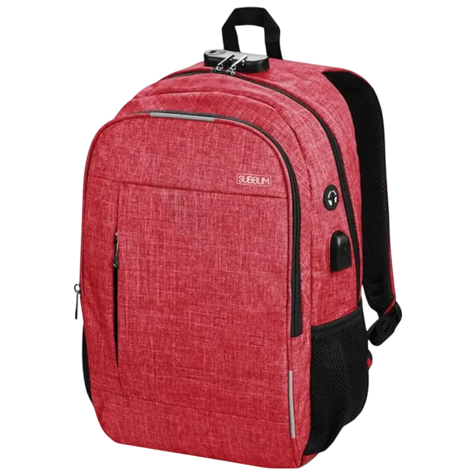 Subblim Urban Lock System 16 Rojo - Mochila para Portátil 1