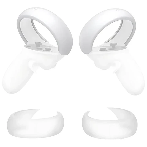 Funda protectora para mandos Kiwi Design Q26-2.1 para Meta Quest 2 Blanco