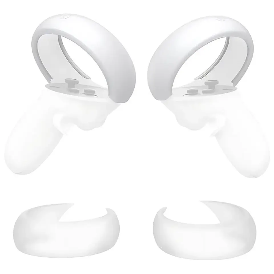Funda protectora para mandos Kiwi Design Q26-2.1 para Meta Quest 2 Blanco 1