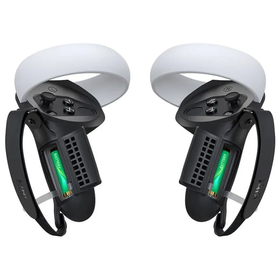 Fundas protectoras con Asa Kiwi Design Q1 PRO-2.2 con protector de batería para Meta Quest 2 Negro 1