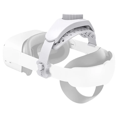 Correa DEVASO Ajustable para Meta Quest 3S, 3, 2, Pro, Pico 4, Pico 4 Pro Blanco