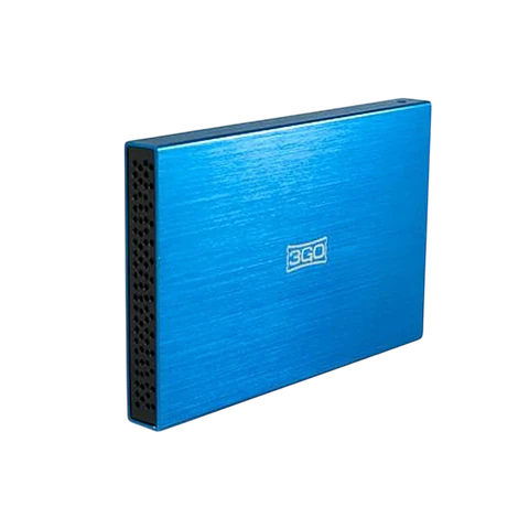 Caja HDD 2,5 3GO SATA Azul HDD25BL13