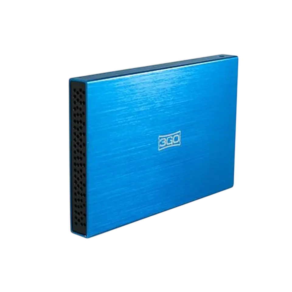 Caja HDD 2,5 3GO SATA Azul HDD25BL13 1