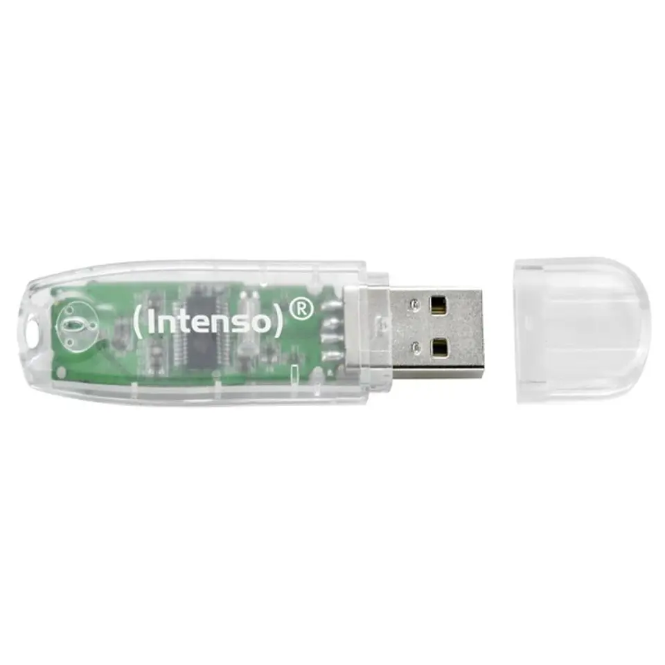 Intenso Rainbow Line 32 GB USB 2.0 Transparente 1