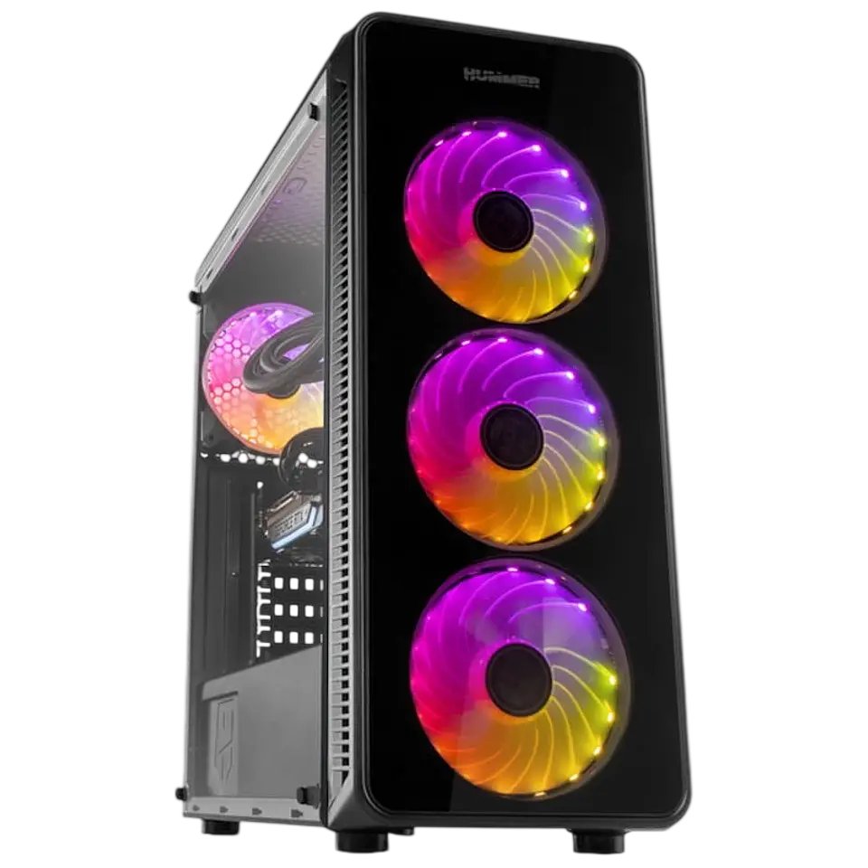 Caja PC NOX Hummer TGM ARGB Cristal templado USB 3.0 1