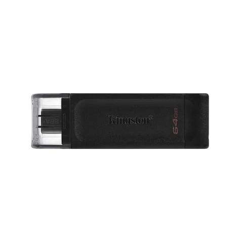 Kingston DataTraveler 70 64GB USB Tipo C 3.2 Gen 1 Negro