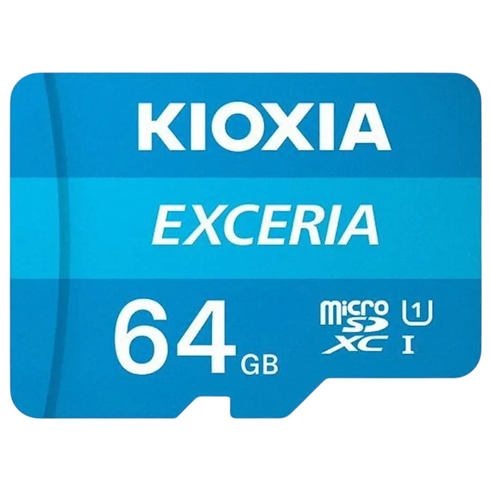 Kioxia Exceria MicroSDXC 64GB Clase 10 UHS-I + Adaptador 1