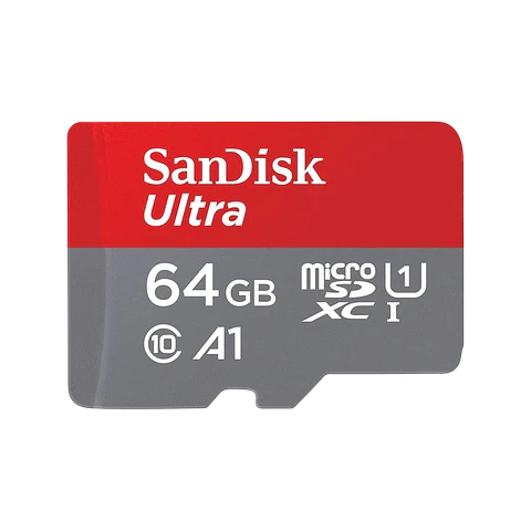 SanDisk MicroSDXC 64GB Ultra A1 + Adaptador Clase 10