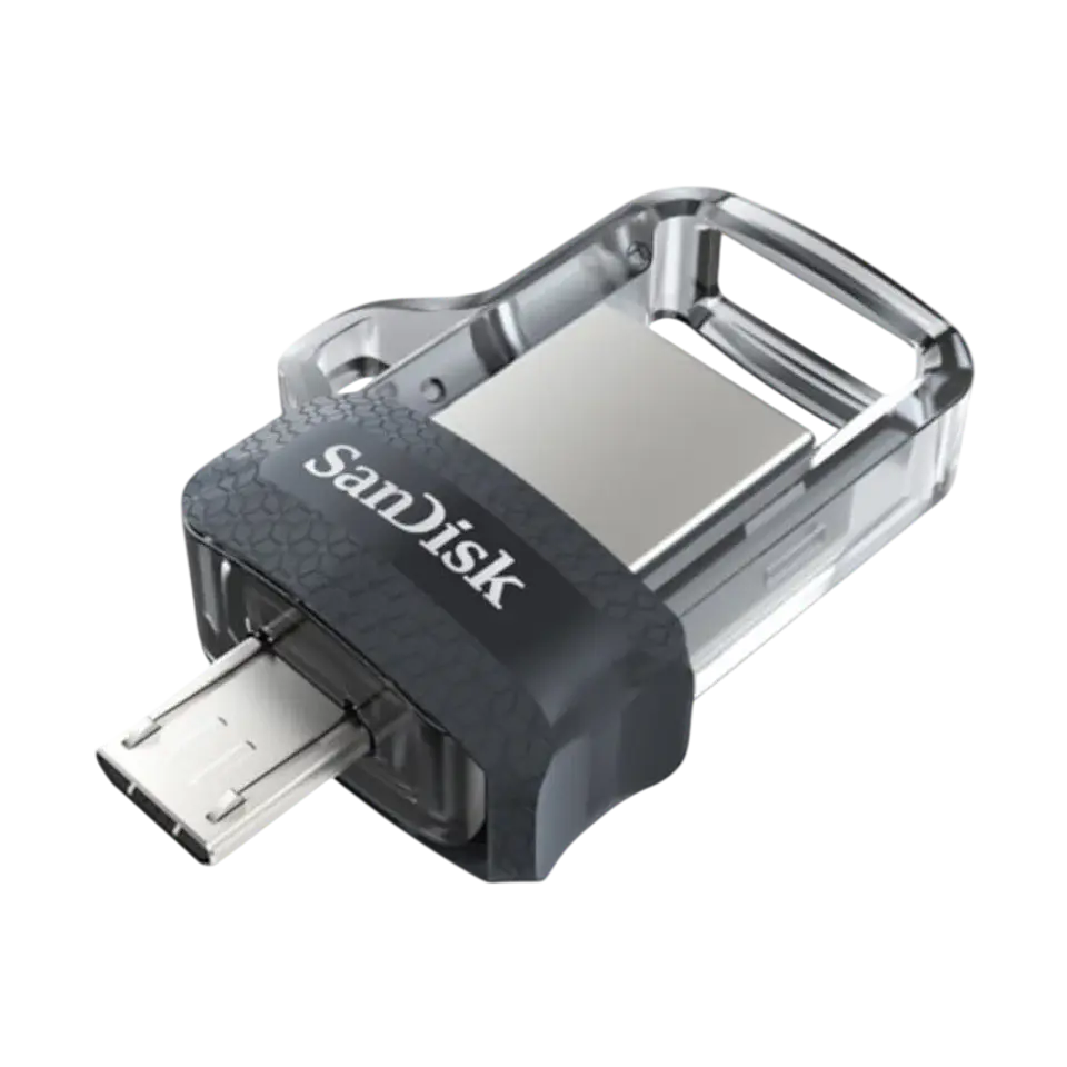 SanDisk Ultra Dual Drive m3.0 32GB USB 3.2 Negro/Plata 1