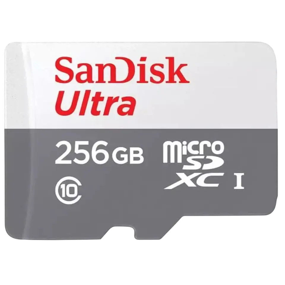 SanDisk MicroSD 256GB Ultra UHS-I + Adaptador Clase 10 1