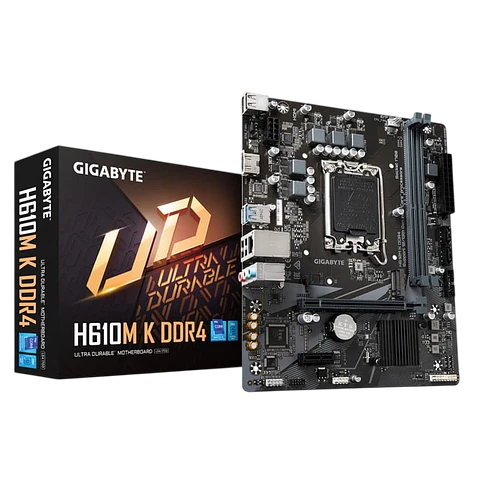 Gigabyte H610M K DDR4 1.0 LGA 1700 micro ATX Gigabit Ethernet