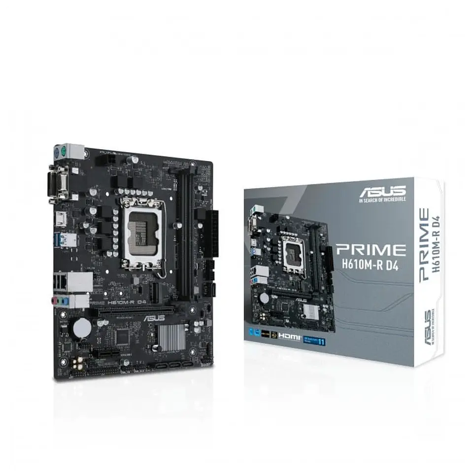 ASUS PRIME H610M-R D4 LGA 1700 micro ATX Ethernet LAN 1