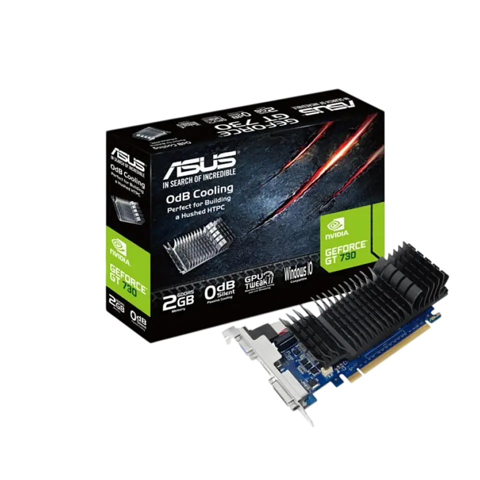 ASUS GT730-SL-2GD5-BRK NVIDIA GeForce GT 730 2 GB GDDR5 Negro 1