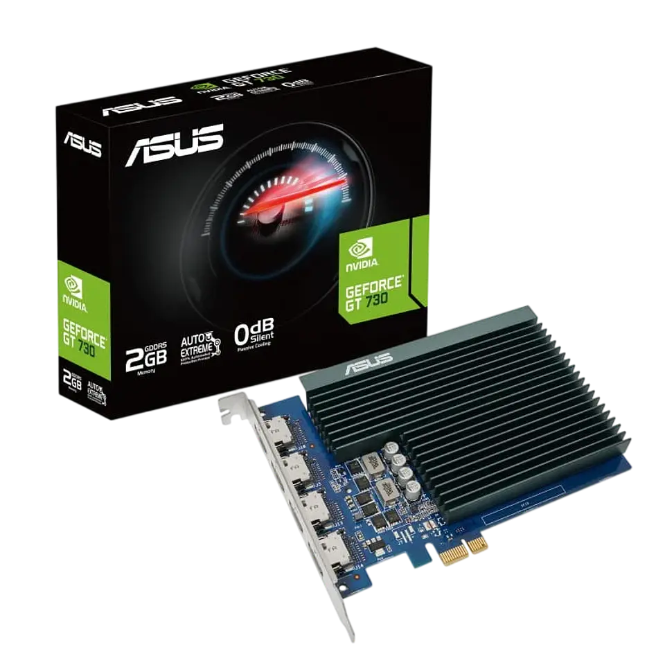 ASUS GeForce GT 730-4H-SL-2GD5 2 GB GDDR5 Negro 1