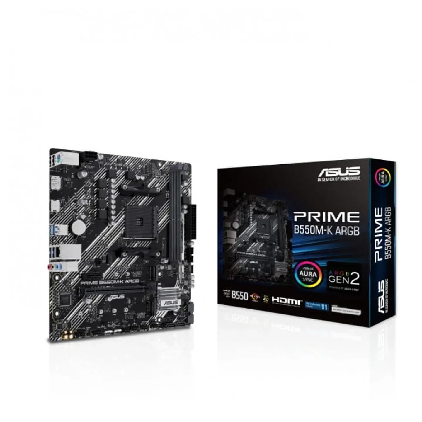 ASUS PRIME B550M-K ARGB 64GB Micro ATX Negro 1