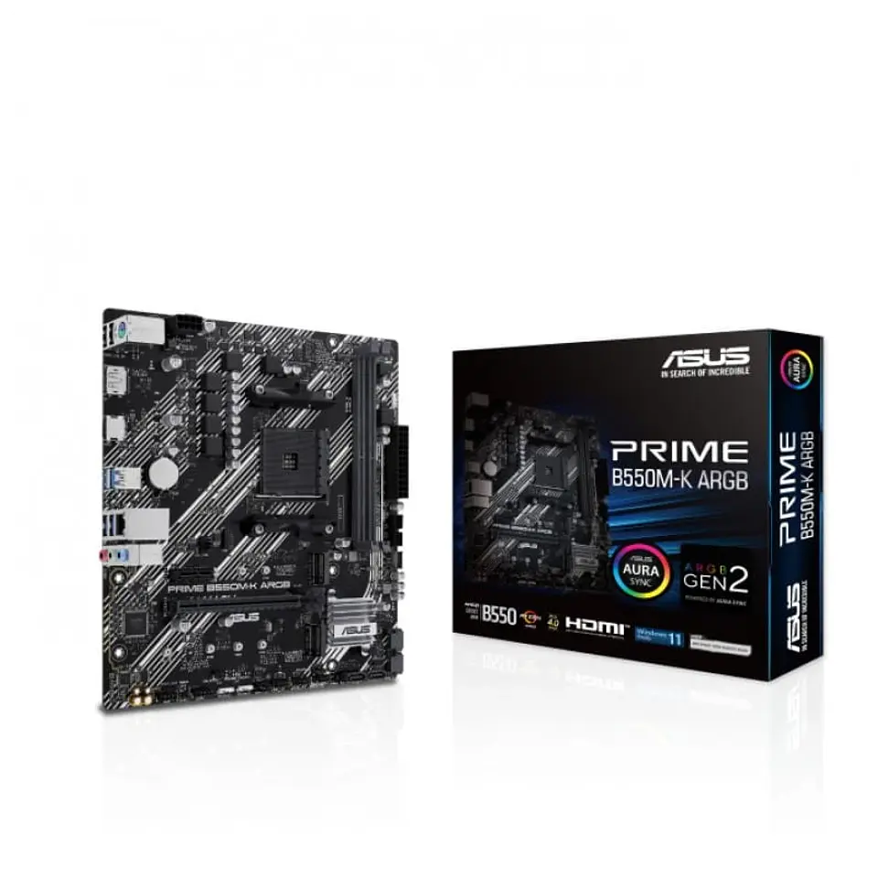 ASUS PRIME B550M-K ARGB 64GB Micro ATX Negro 1