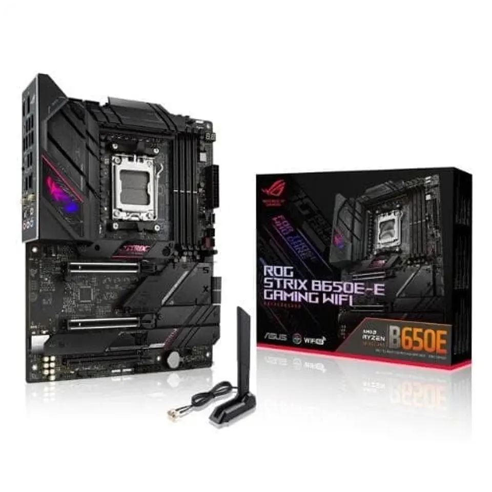 ASUS ROG STRIX B650E-E GAMING WIFI AMD Ryzen Zócalo AM5 128GB ATX Negro 1