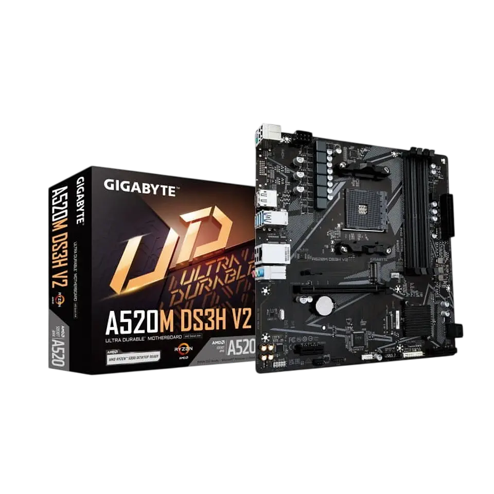 Gigabyte A520M DS3H V2 AMD Socket AM4 128GB Micro ATX Negro 1