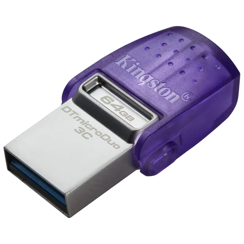 Kingston Technology DataTraveler microDuo 3C 64 GB Púrpura