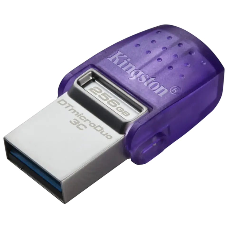 Kingston Technology DataTraveler microDuo 3C 256 GB Púrpura 1
