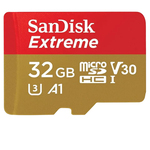 SanDisk Extreme UHS-I 32 GB U3 V30 A1 SDXC Amarillo / Rojo