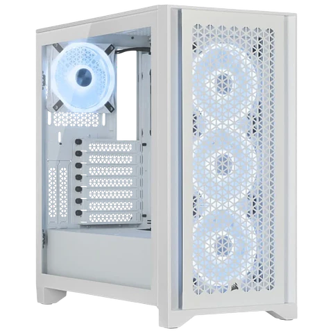 Corsair iCUE 4000D RGB Midi Tower Blanco