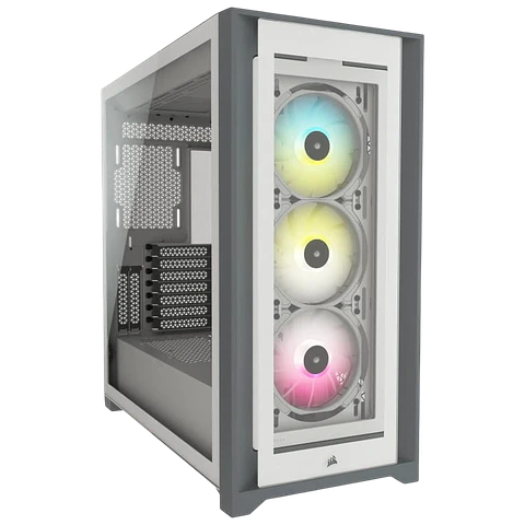 Corsair iCUE 4000X RGB Midi Tower Blanco