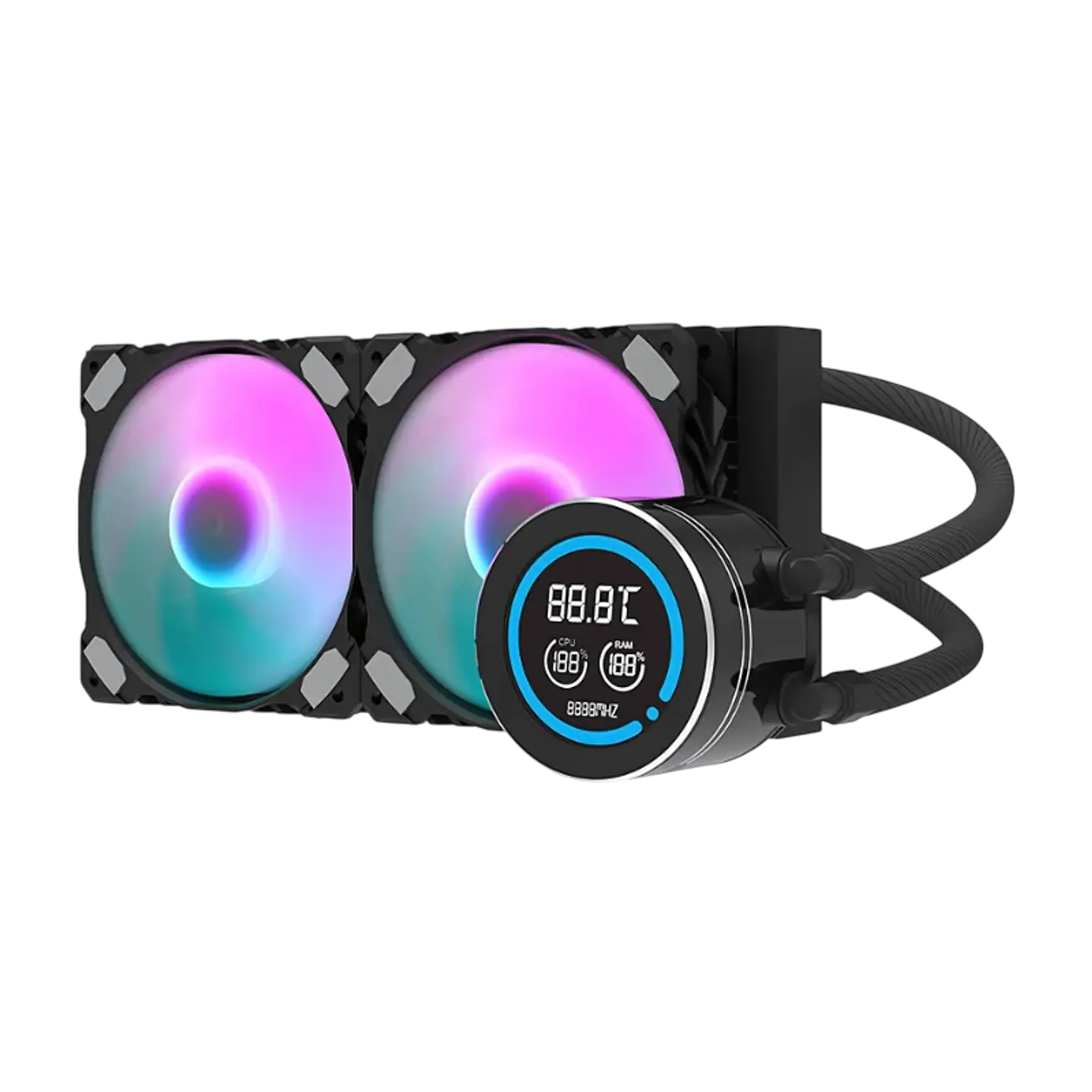 Darkflash DN-D240 Negro - Sistema de refrigeración líquida 1