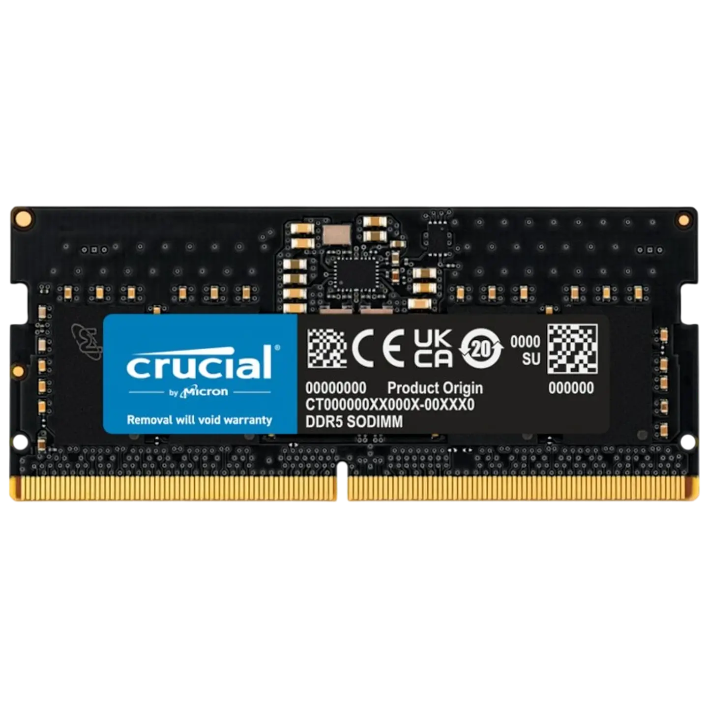 Crucial CT16G48C40S5 8GB DDR5 SODIMM 4800 MHz CL40 1