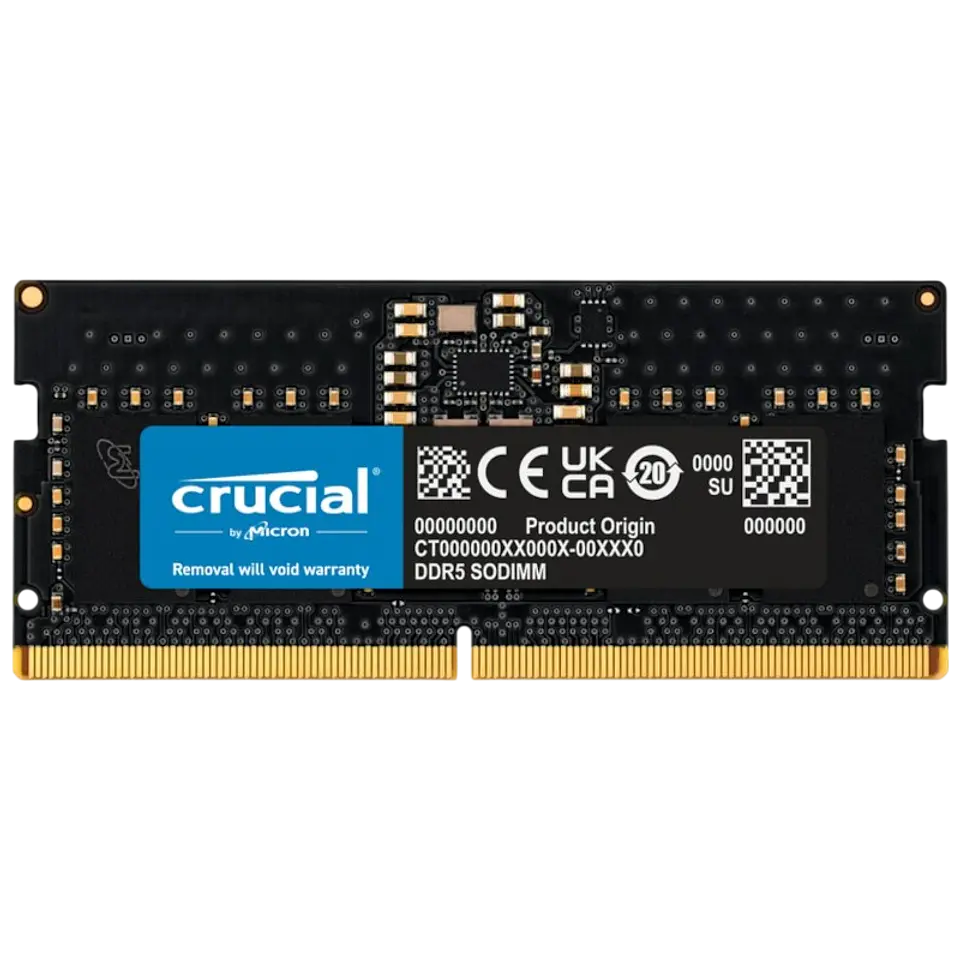 Crucial CT16G48C40S5 8GB DDR5 SODIMM 4800 MHz CL40 1