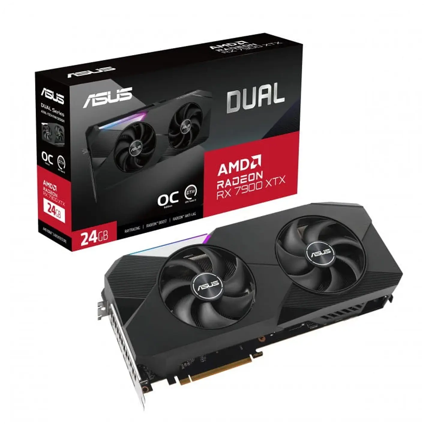ASUS Dual RX7900XTX AMD Radeon 24 GB GDDR6 - Tarjeta gráfica 1