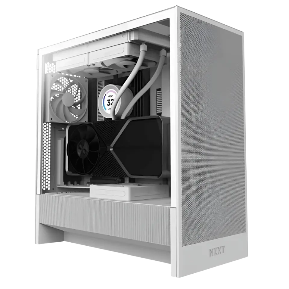 Caja NZXT H5 FLOW (2024) Blanco 1