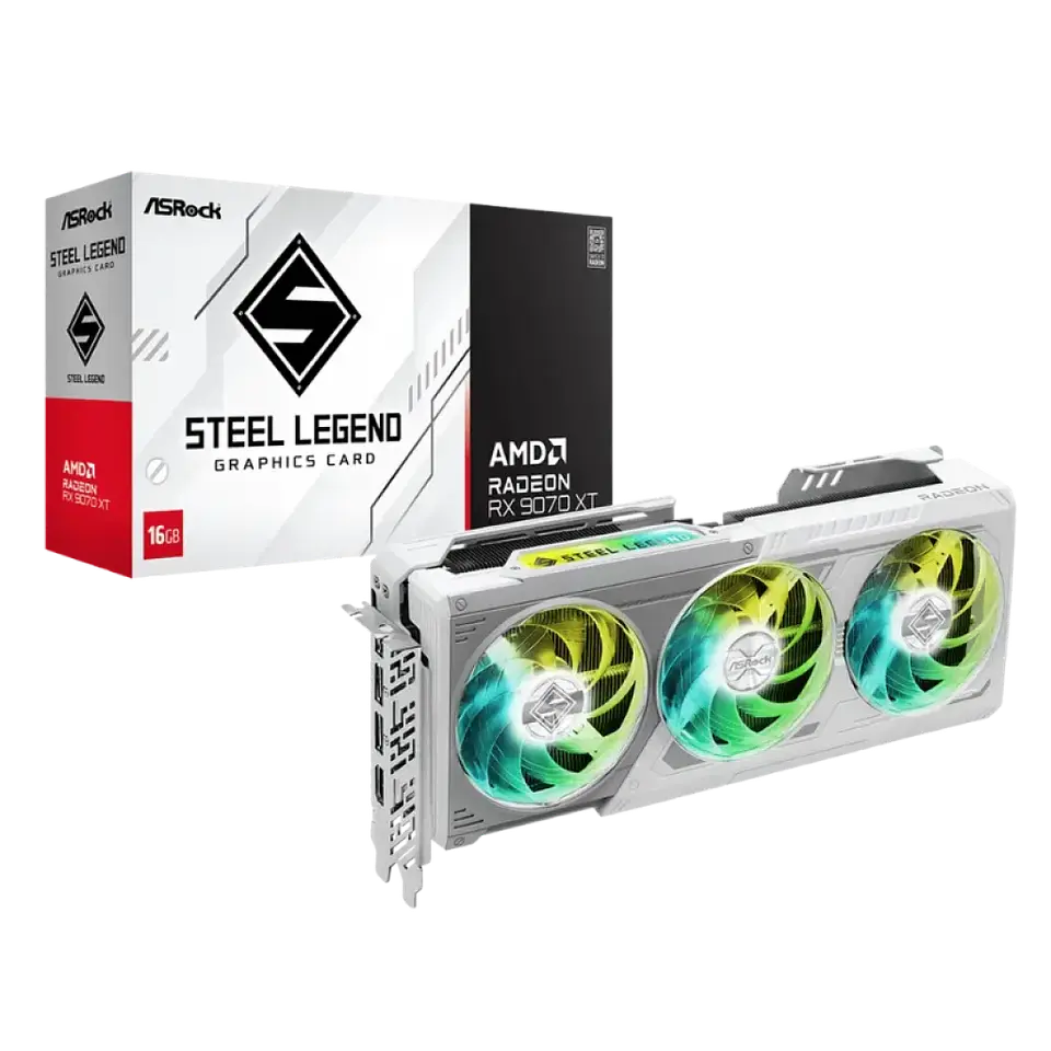 Asrock Steel Legend AMD Radeon RX 9070 XT 16 GB 1
