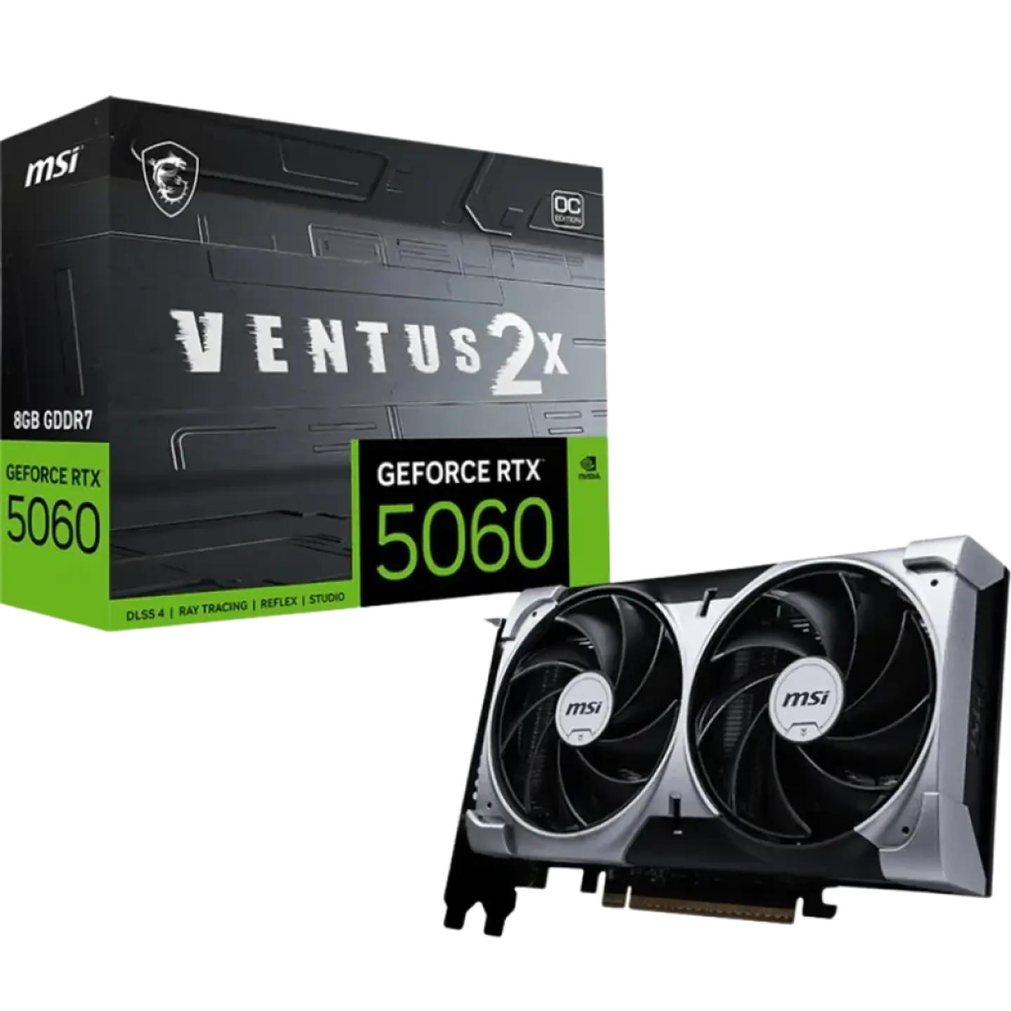 MSI GeForce RTX 5060 8G VENTUS 2X OC NVIDIA 8 GB GDDR7 1