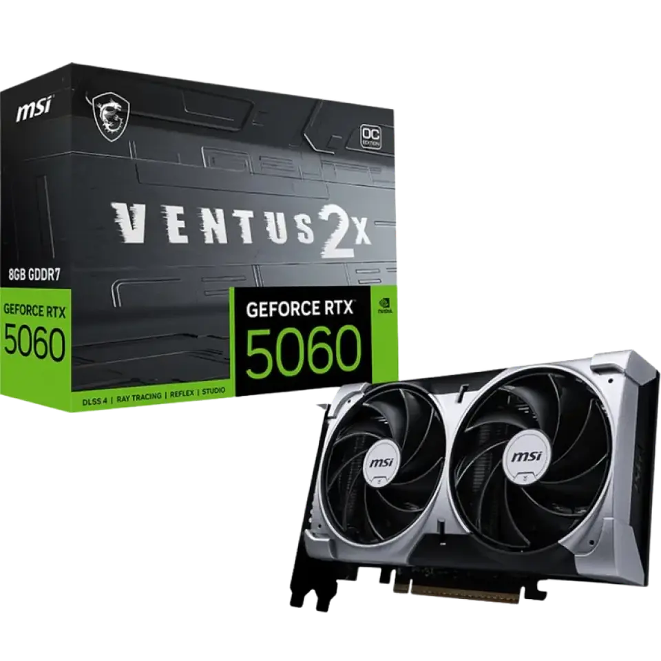 MSI GeForce RTX 5060 8G VENTUS 2X OC NVIDIA 8 GB GDDR7 1