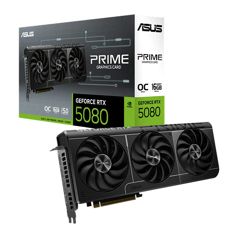 Tarjeta gráfica ASUS Prime GeForce RTX 5080 OC 16GB GDDR7