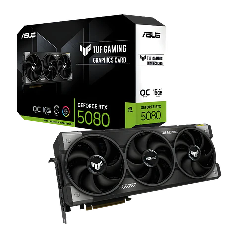 Tarjeta gráfica ASUS TUF Gaming GeForce RTX 5080 OC 16GB GDDR7
