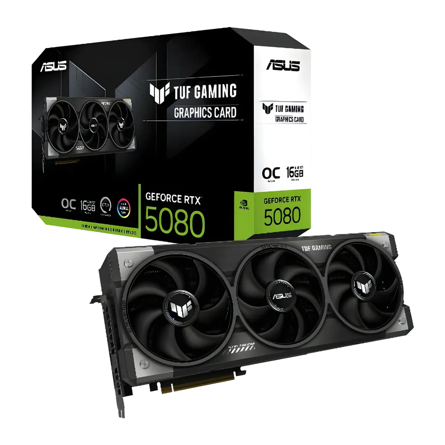 Tarjeta gráfica ASUS TUF Gaming GeForce RTX 5080 OC 16GB GDDR7 1