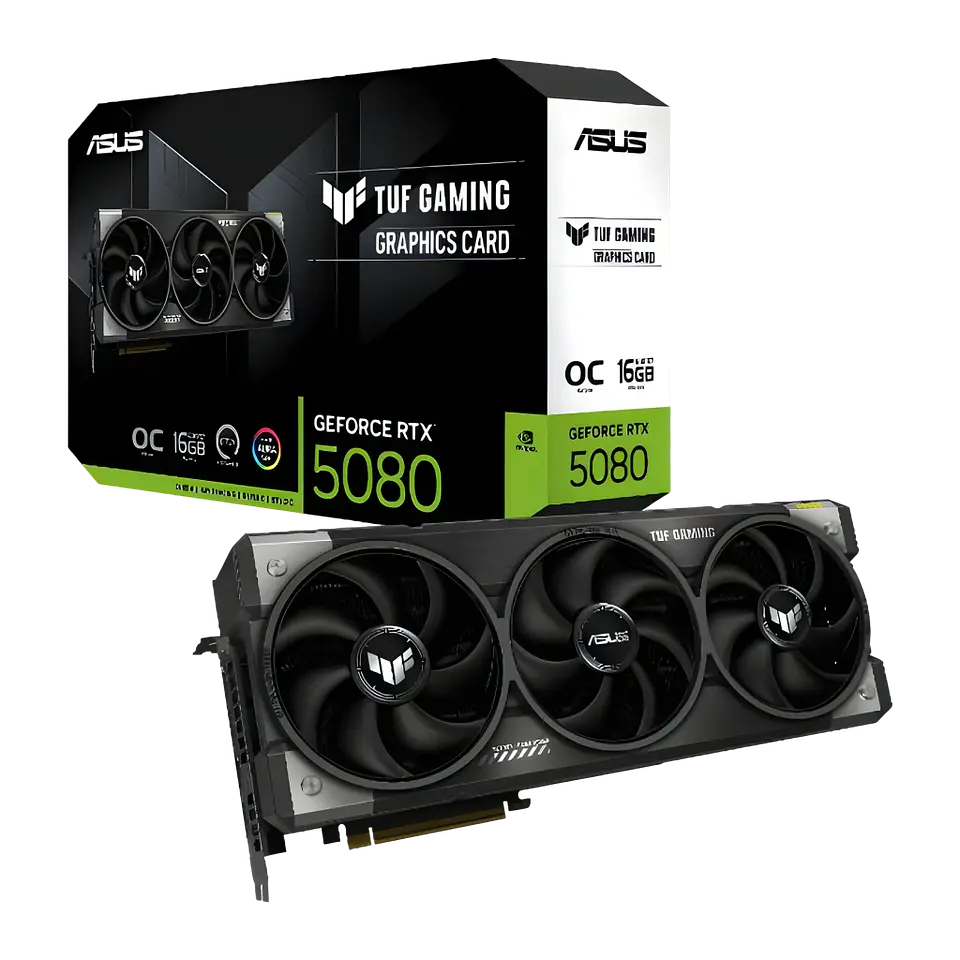 Tarjeta gráfica ASUS TUF Gaming GeForce RTX 5080 OC 16GB GDDR7 1