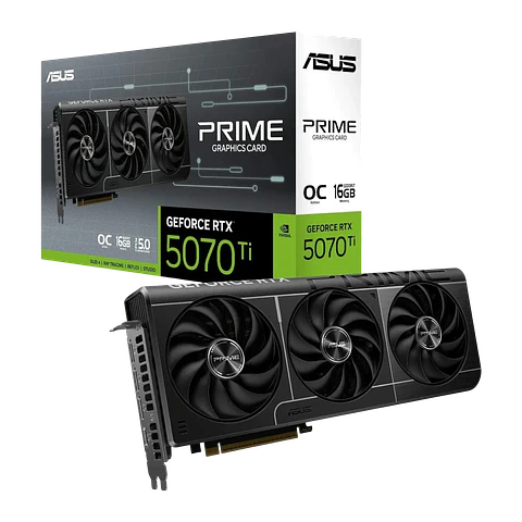 Tarjeta gráfica ASUS Prime GeForce RTX 5070 Ti OC 16GB GDDR7