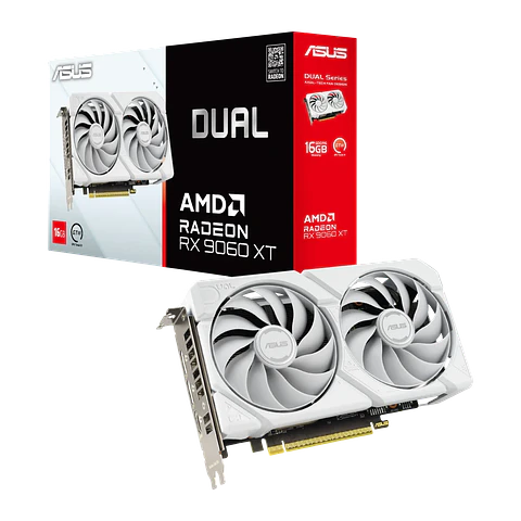 Tarjeta gráfica ASUS Dual Radeon RX 9060 XT 16GB GDDR6