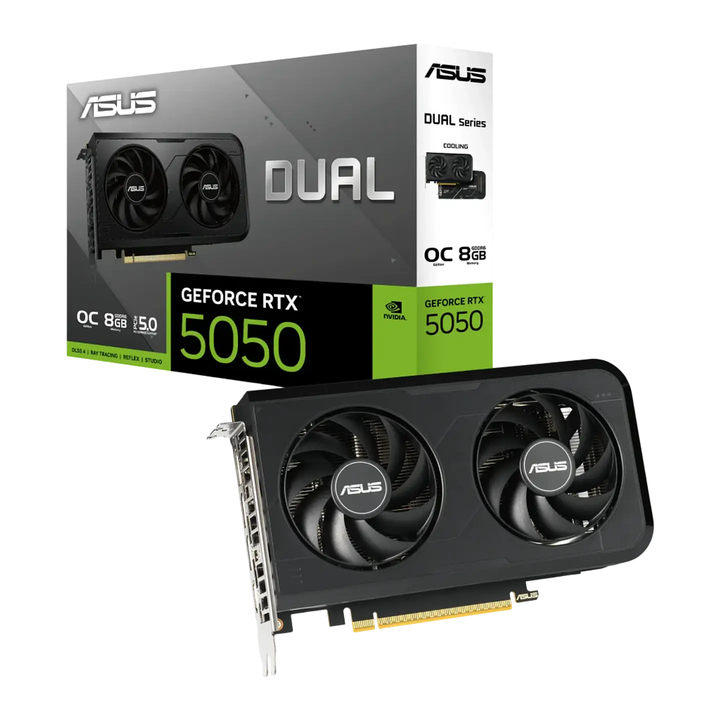 Tarjeta gráfica ASUS Dual GeForce RTX 5050 OC 8GB GDDR6 1