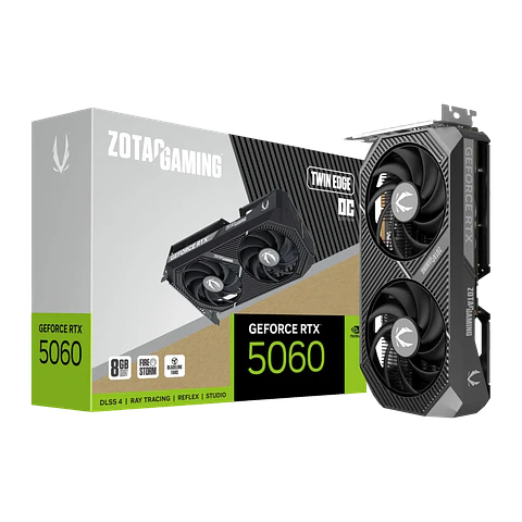 Tarjeta gráfica ZOTAC Gaming GeForce RTX 5060 Twin Edge OC